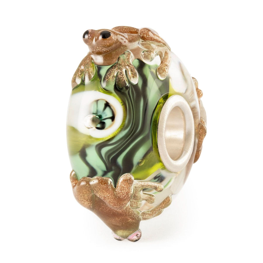 Frog's Embrace  Glass Bead TGLBE-20448