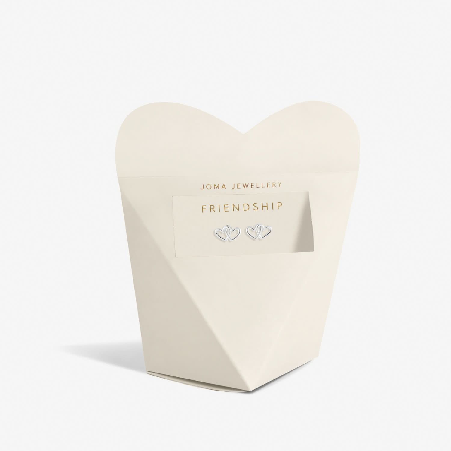 From The Heart Gift Box Friendship Silver Plated Earrings 7683Joma Jewellery7683