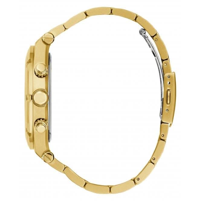 Guess Gents Continental Gold Tone Watch GW0260G4