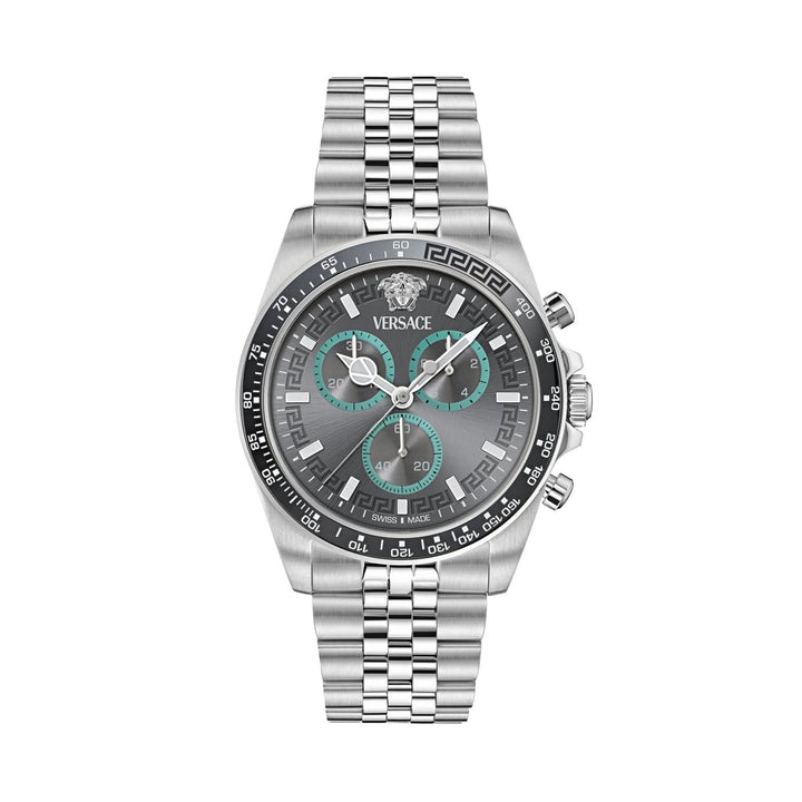 Gents Greca Chr Wave Grey Watch VE0H00325Versace WatchesVE0H00325