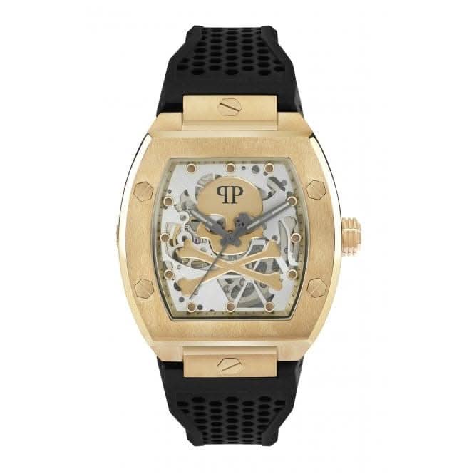Philipp Plein Gents High-Conic Black The $keleton Watch PWBAA0321