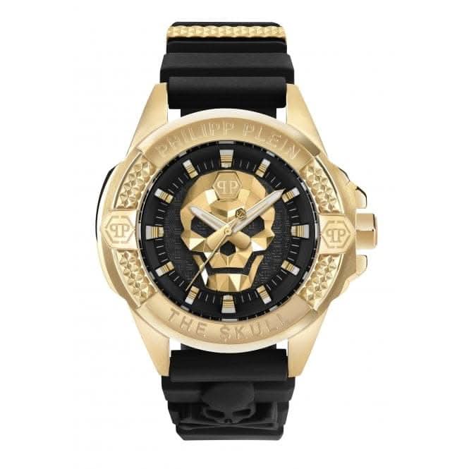 Philipp Plein Gents High-Conic The $Kull Black Watch PWAAA0221