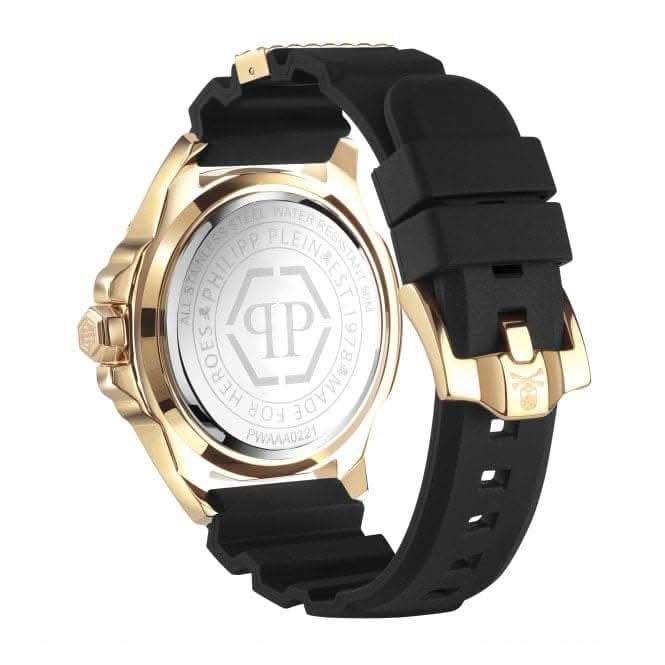 Philipp Plein Gents High-Conic The $Kull Black Watch PWAAA0221
