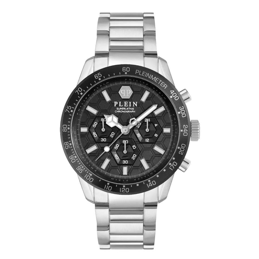 Philipp Plein Gents Hyper-Sport Pleinmeter Silver Watch PWPYA0424