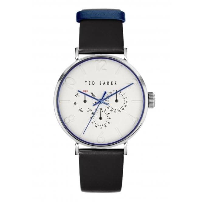 Ted Baker Gents Phylipa Gents Stainless Steel Black Watch BKPPGF206