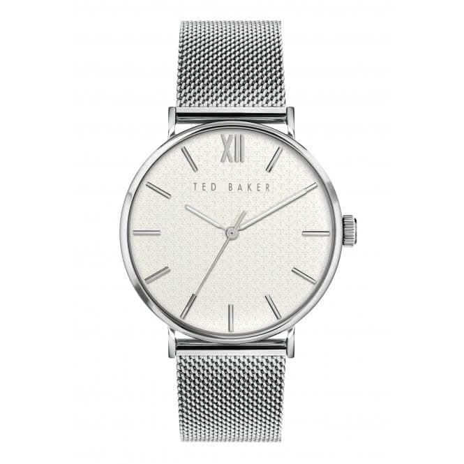 Gents Phylipa Gents Stainless Steel Silver - Tone Watch BKPPGS217Ted Baker WatchesBKPPGS217UO