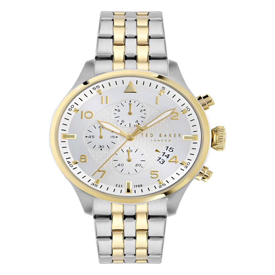 Ted Baker Gents Urban Silver-Tone Steel Watch BKPFMF409