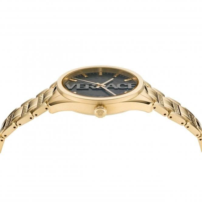 Gents V - Vertical Gold - Tone Grey Watch VE3H00622Versace WatchesVE3H00622