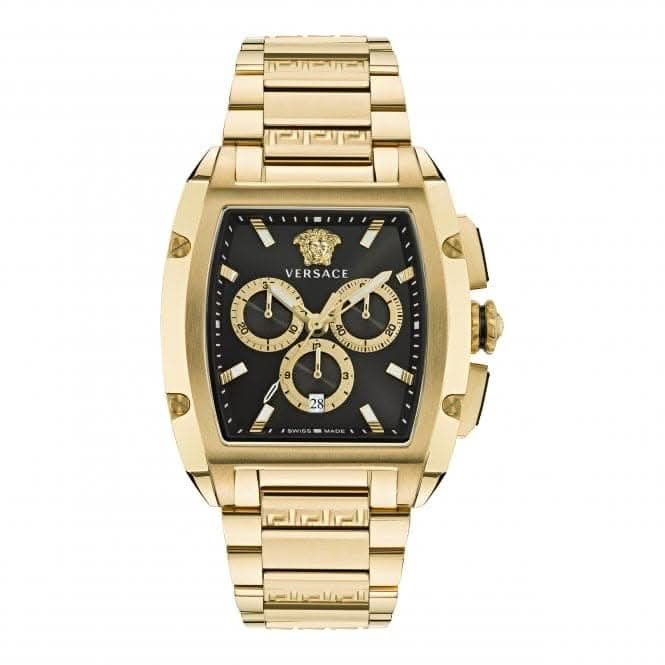 Versace Gents Dominus Gold-Tone Watch VE6H00523