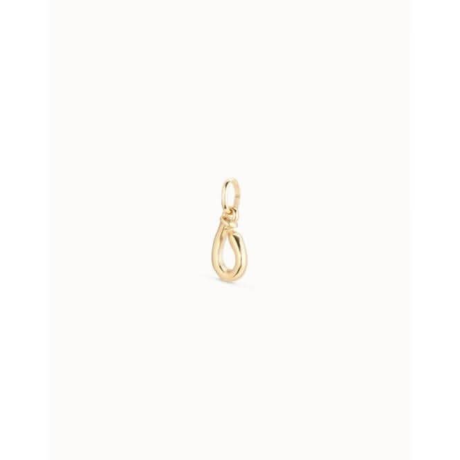 Gimme A Letter O Golden Metal Charm CHA0041ORO0000U