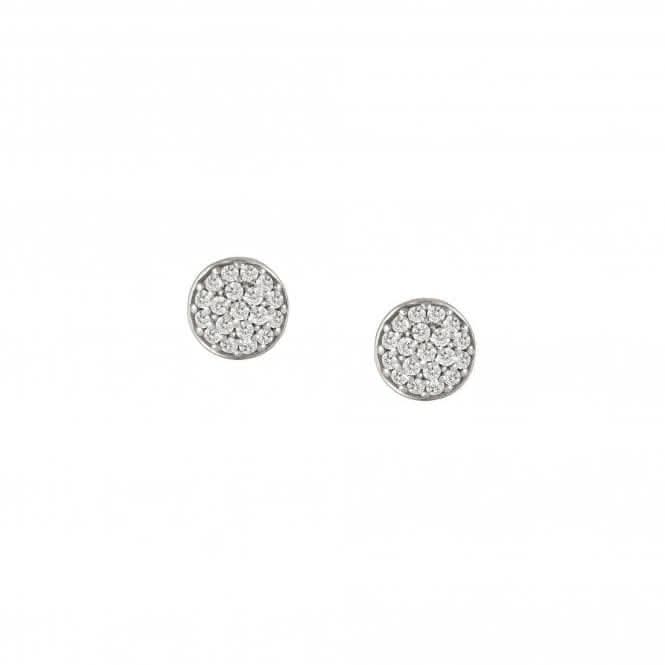 Gioie Zirconia Round Silver Earrings 146204/009