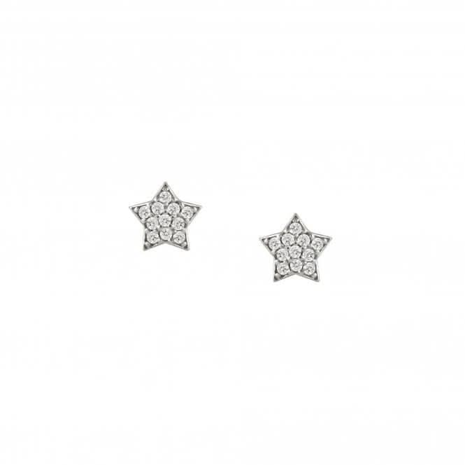 Gioie Zirconia Silver Star Earrings 146204/015