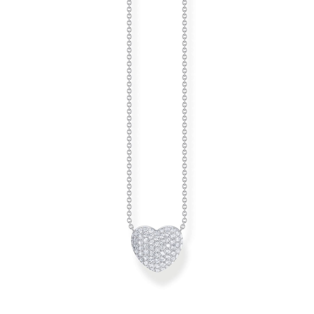 Glam & Soul Love & Hearts White Necklace KE2277 - 051 - 14Thomas Sabo Sterling SilverKE2277 - 051 - 14 - L45V