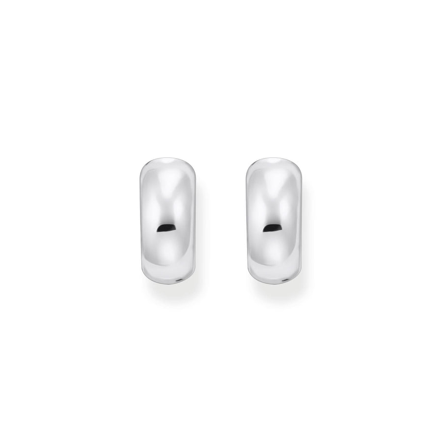 Sterling Silver Bold Elegance Chunky Hoop Earrings CR741-001-21