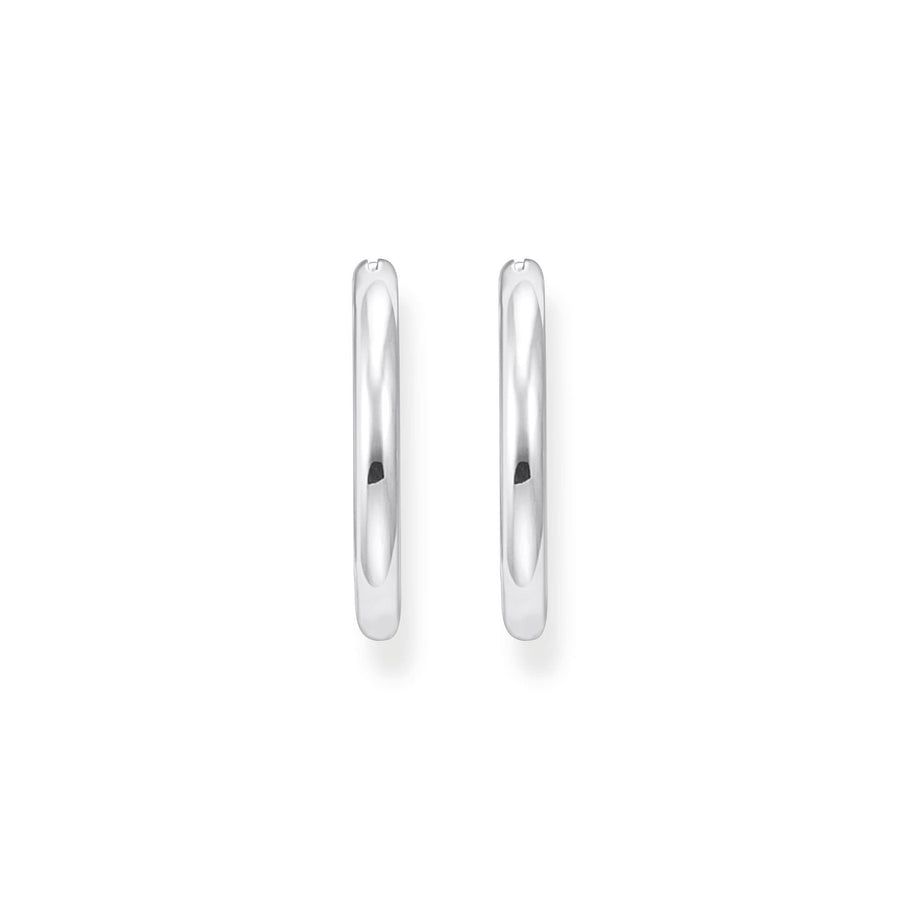 Sterling Silver Bold Elegance Classic Hoop Earrings CR745-001-21