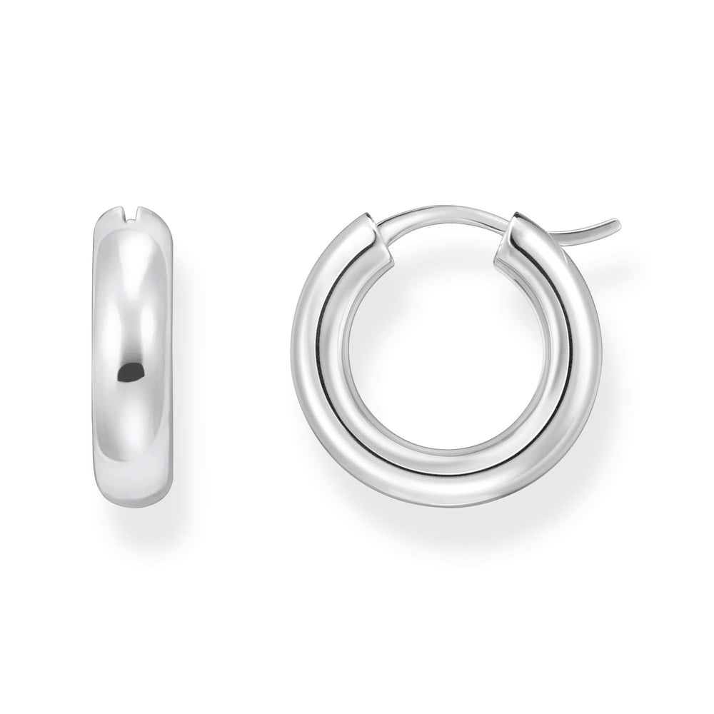 Sterling Silver Bold Elegance Hoop Earrings CR747-001-21