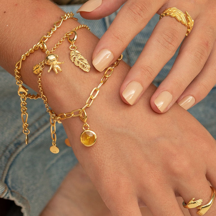 Gold Plated Astronaut Charm CGAST