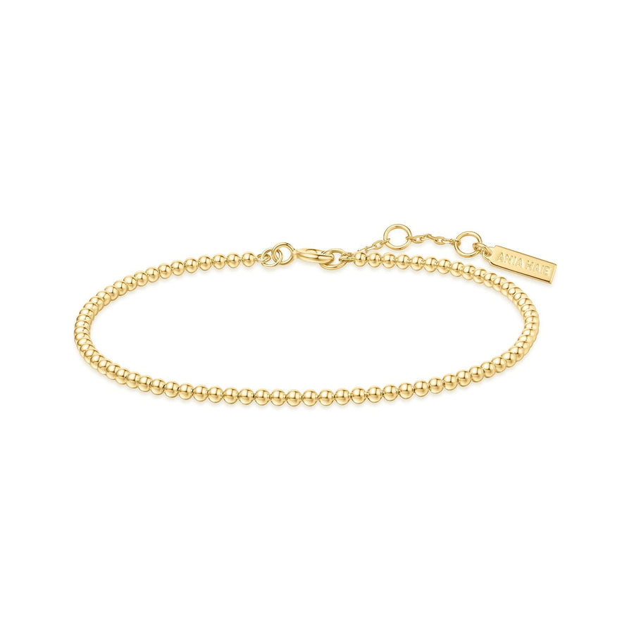 Gold Beaded Bracelet B063-03G