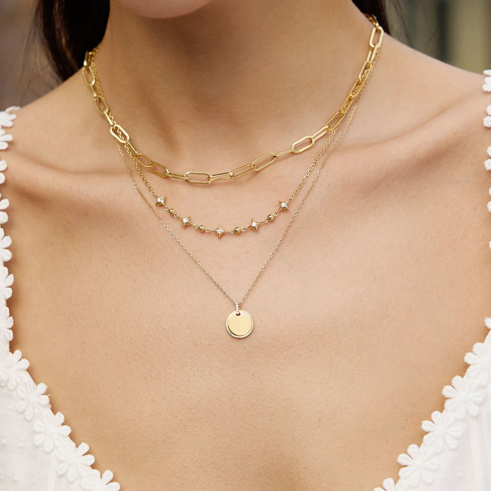 Gold Medium Chain Necklace N062-05G