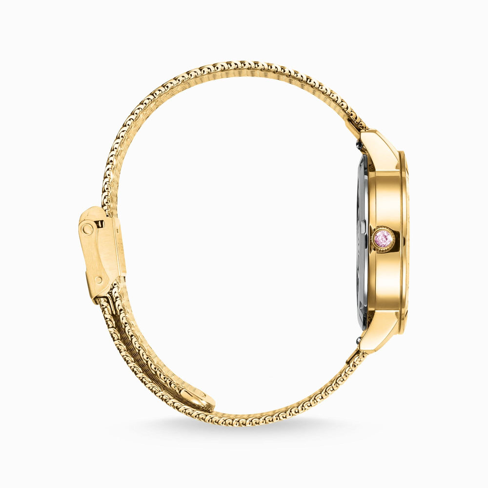 Gold-Coloured Women's Butterfly Watch WA0430-291-207