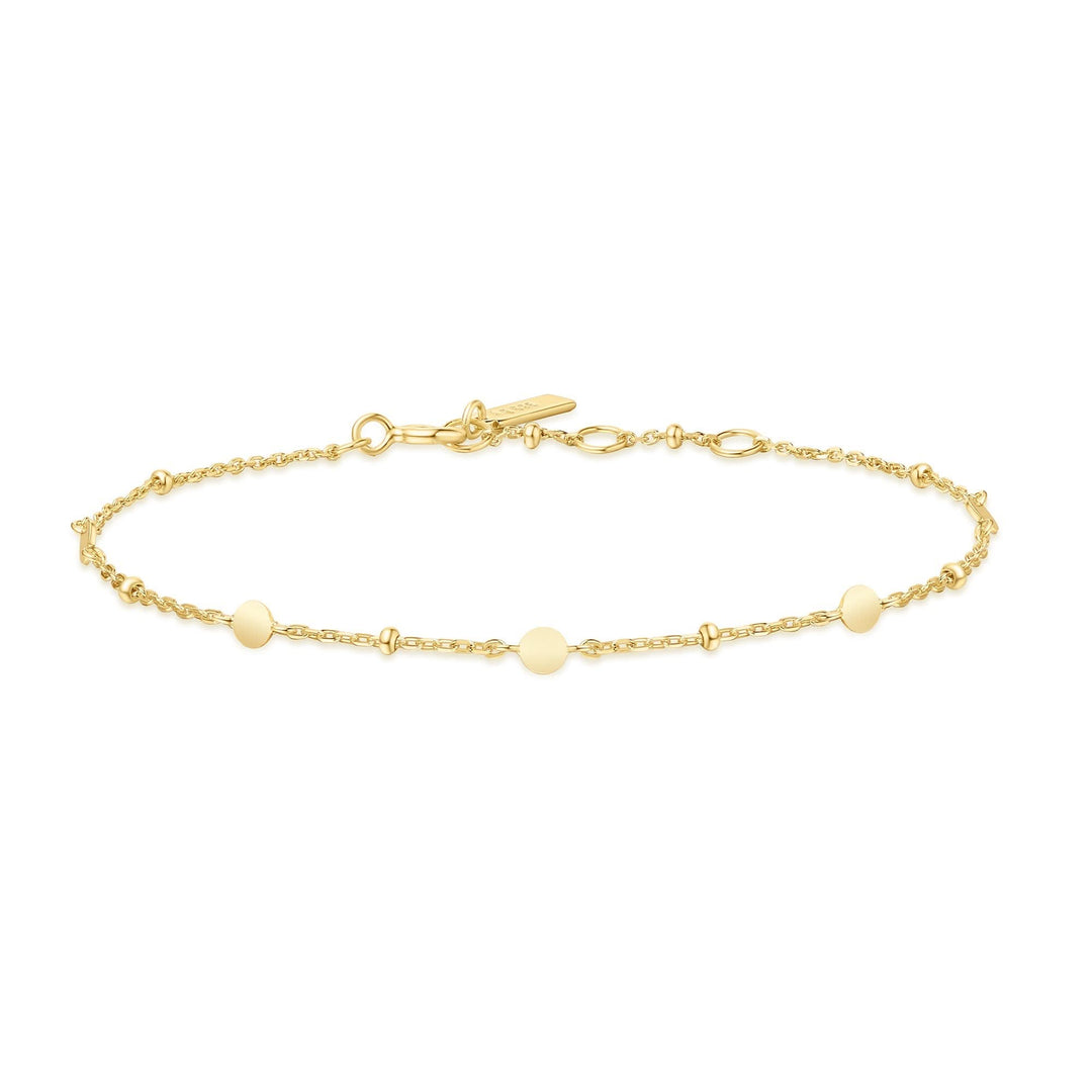 Gold Disc Station Bracelet B063 - 01GAnia HaieB063 - 01G