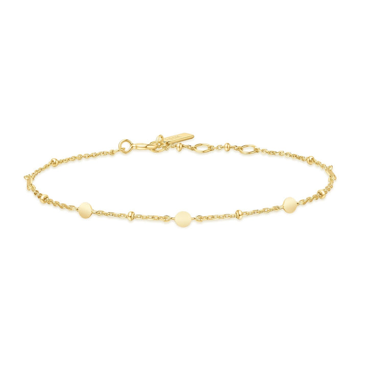 Gold Disc Station Bracelet B063 - 01GAnia HaieB063 - 01G