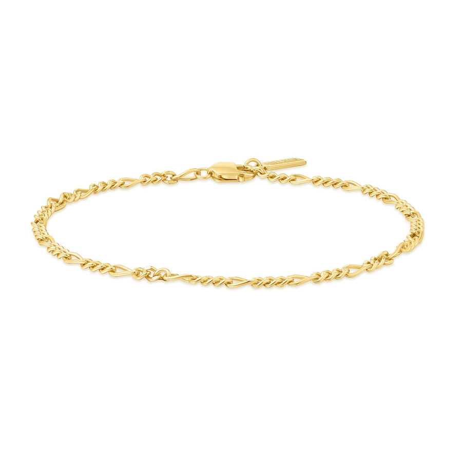 Gold Filia Curb Chain Bracelet B063-02G