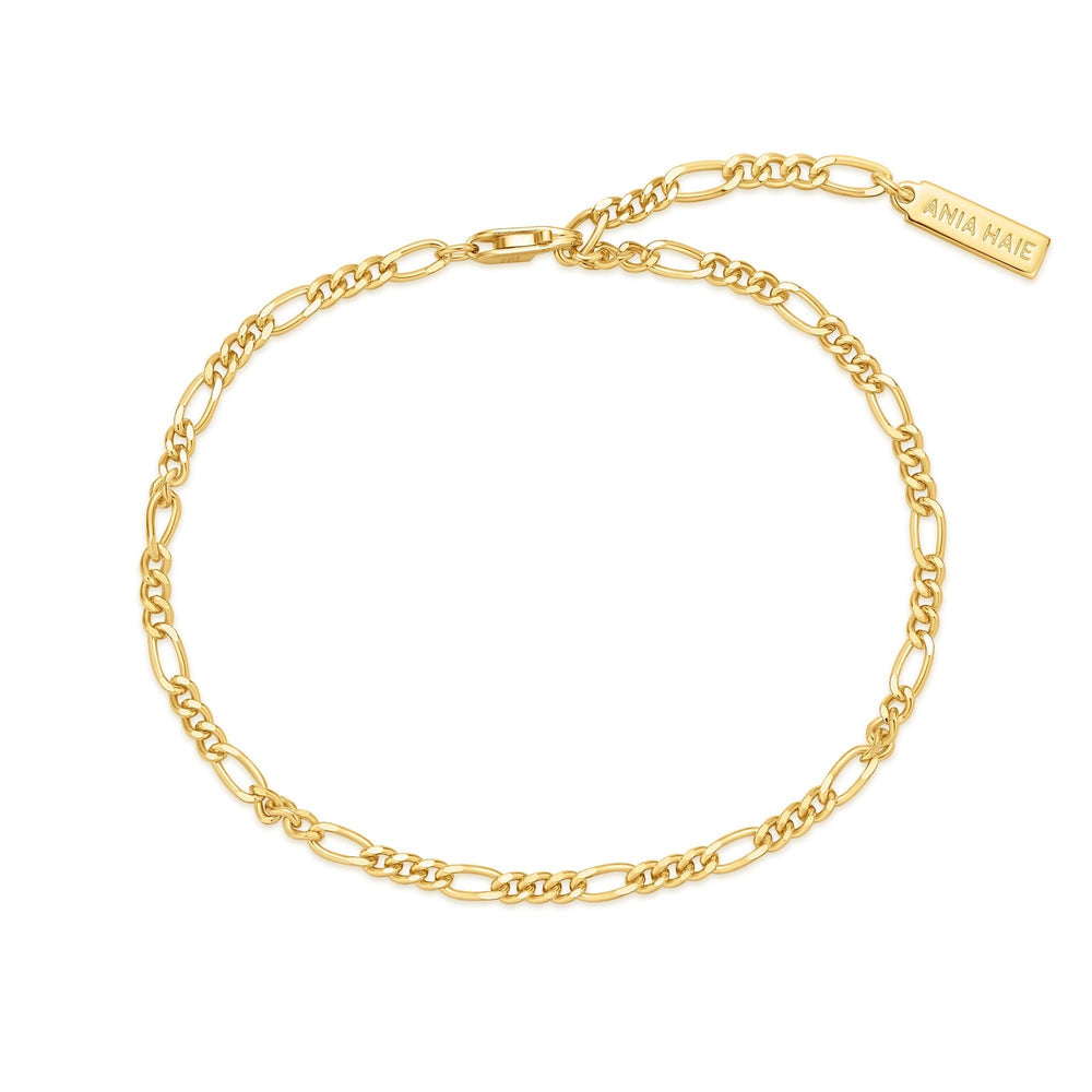 Gold Filia Curb Chain Bracelet B063-02G