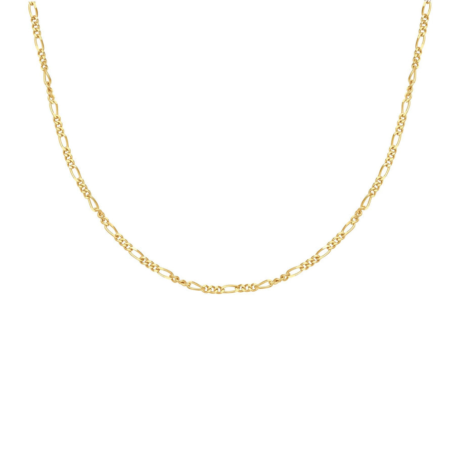 Gold Filia Curb Chain Necklace N063-04G