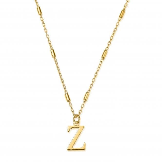 Gold Iconic Initial Z Necklace GNCC4041Z