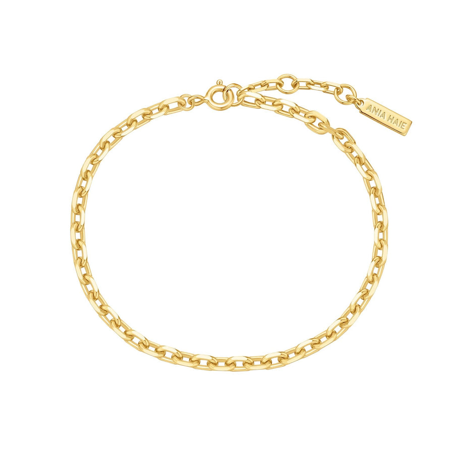 Gold Medium Chain Bracelet B062-03G
