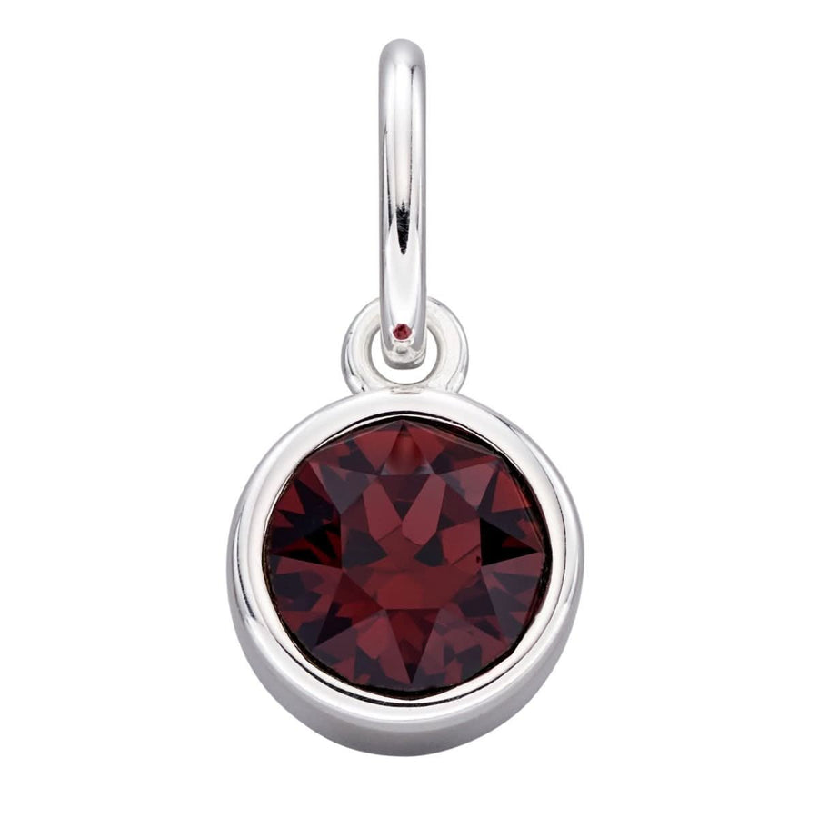 Gold Plated Burgandy Swarovski Crystal Pendant P1578