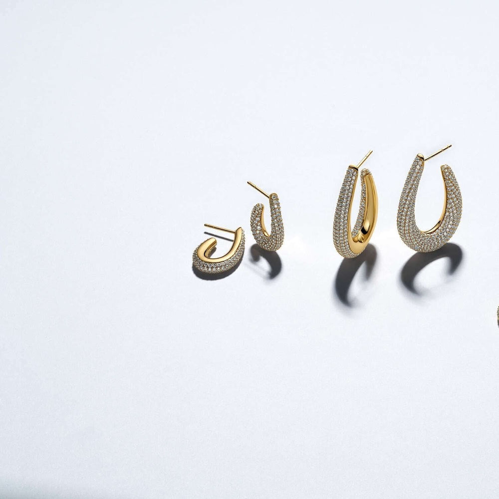 Gold Plated Goccia Parvus Pianura Necklace SJ-N2486-YG