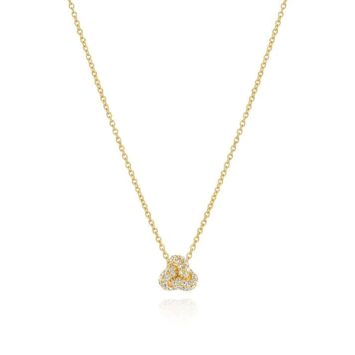 Gold Plated Imperia Piccolo Necklace SJ-N10751-CZ-YG