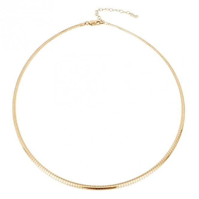 Gold Plated Omega 40+6cm Necklace N4539BeginningsN4539