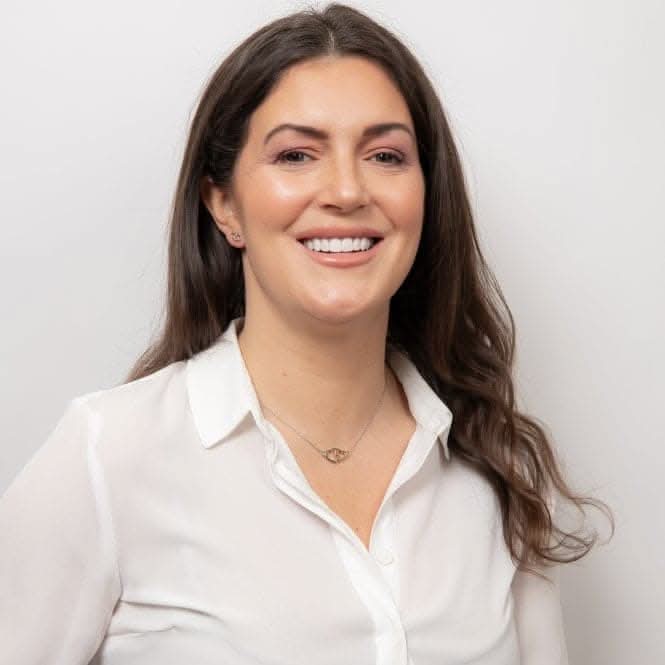 Fiorelli Silver Interlinking Double Heart Necklace N4596