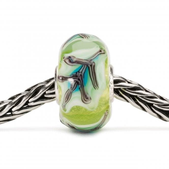 Green Leaf Glass Bead TGLBE - 20129TrollbeadsTGLBE - 20129