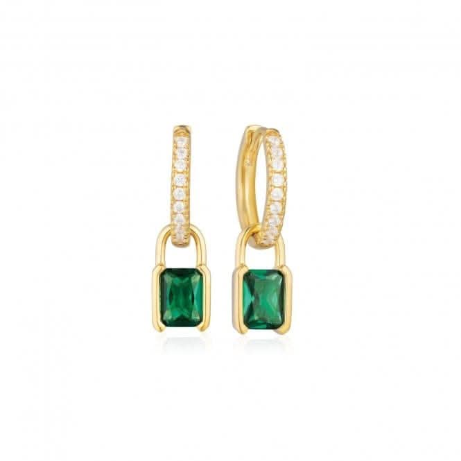 Green Zirconia Roccanova Earrings SJ-E42252-GCZ-YG