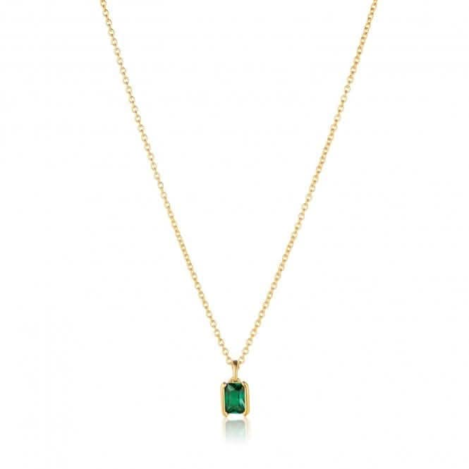 Green Zirconia Roccanova Piccolo Necklace SJ - N42260 - GCZ - YGSif JakobsSJ - N42260 - GCZ - YG