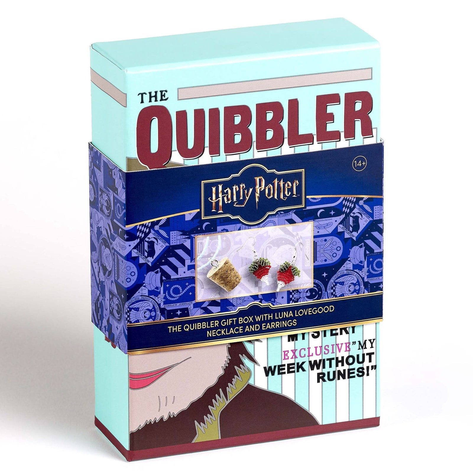 Harry Potter Quibbler Luna Cork Charm Necklace & Earrings Gift Box GSWN0632