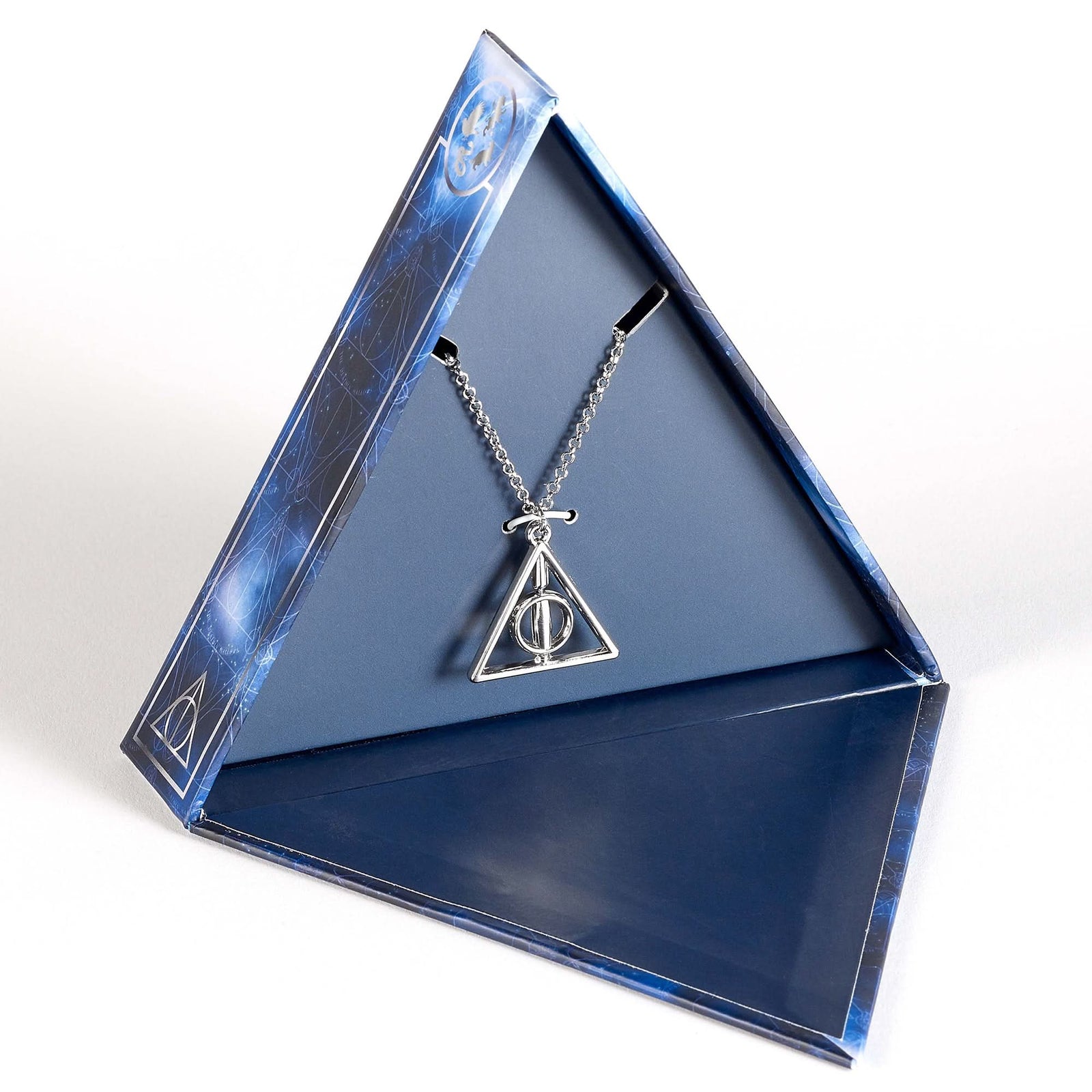 Harry Potter Spinning Deathly Hallows Necklace Gift Box GSWNX626