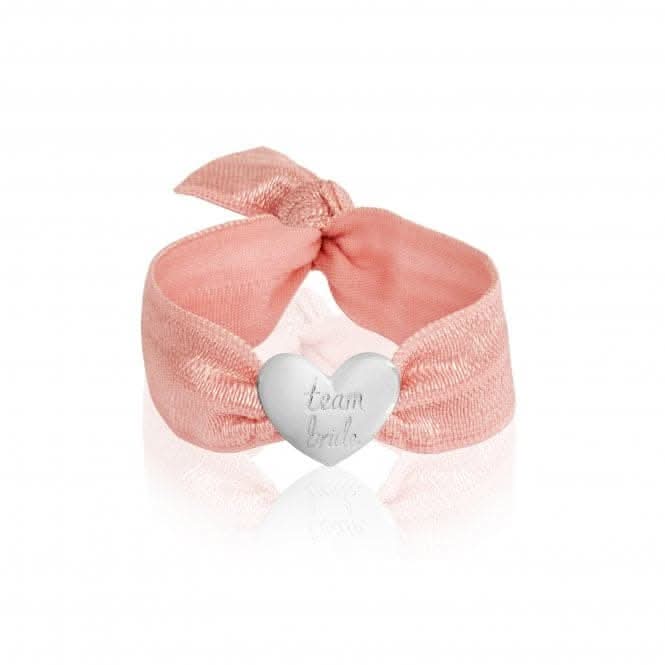 Happy Ever After Bridal Jewellery Silver Team Bride Hair 15cm Stretch Bracelet 3693