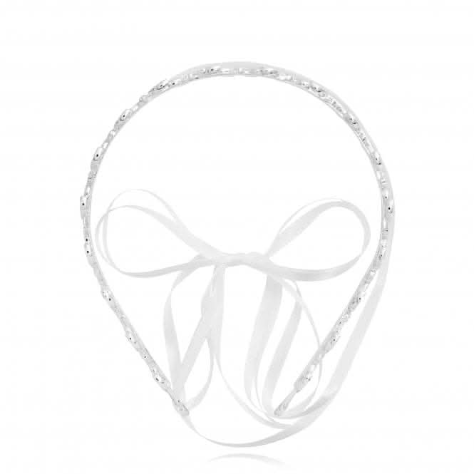 Happy Ever After Hair Accessories Silver Zirconia Leaf Hair Crown 3684