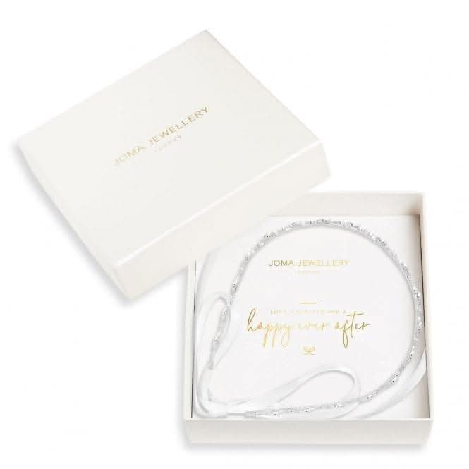 Happy Ever After Hair Accessories Silver Zirconia Leaf Hair Crown 3684