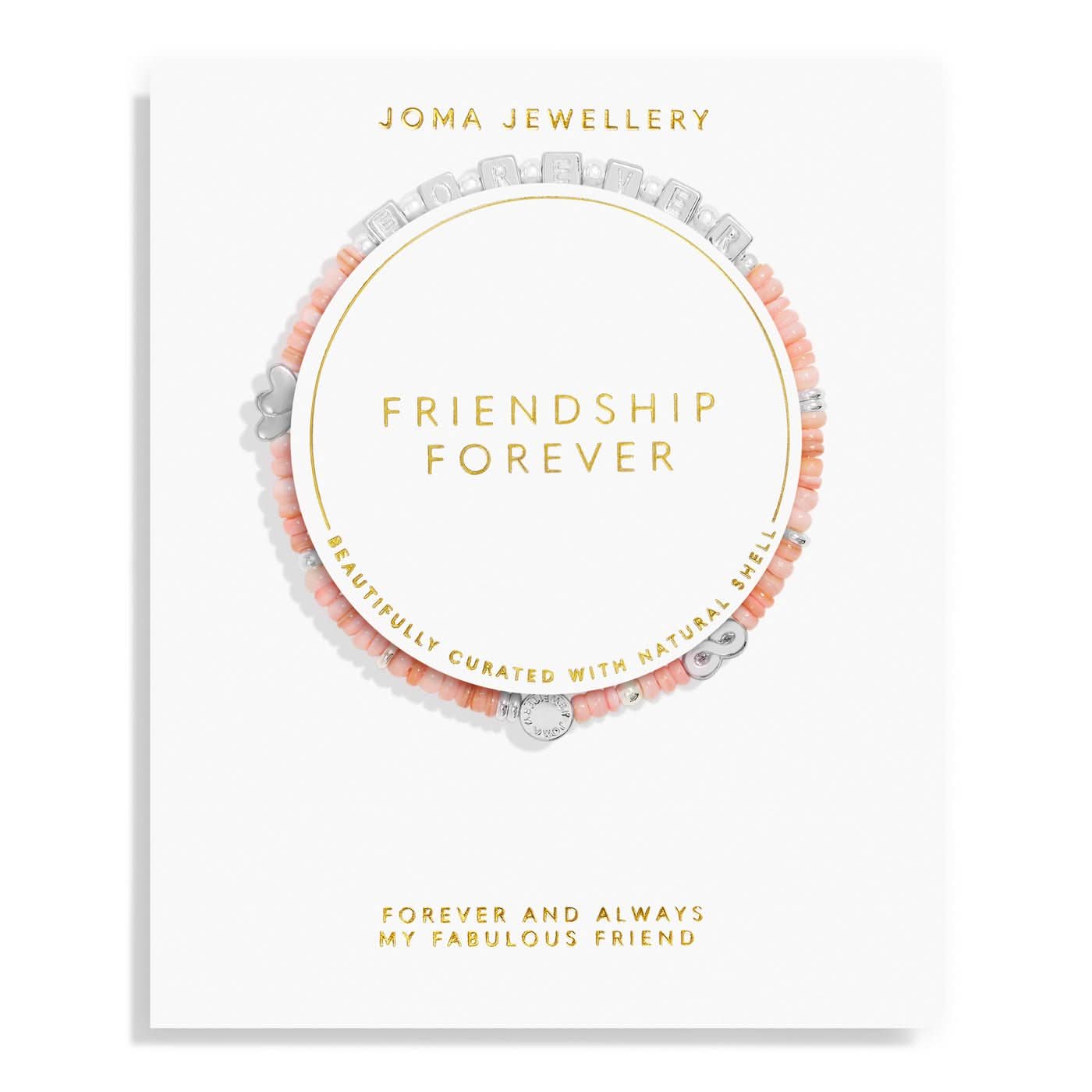Happy Little Moments Friendship Forever Silver Plated Bracelet 7533Joma Jewellery7533