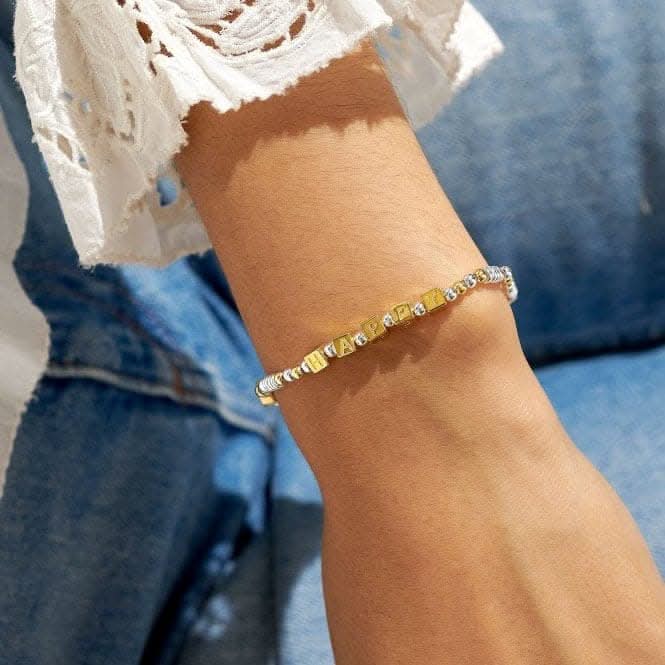 Happy Little Moments Happy Gold Plated 17.5cm Bracelet 7083
