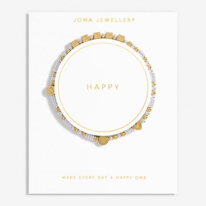 Happy Little Moments Happy Gold Plated 17.5cm Bracelet 7083