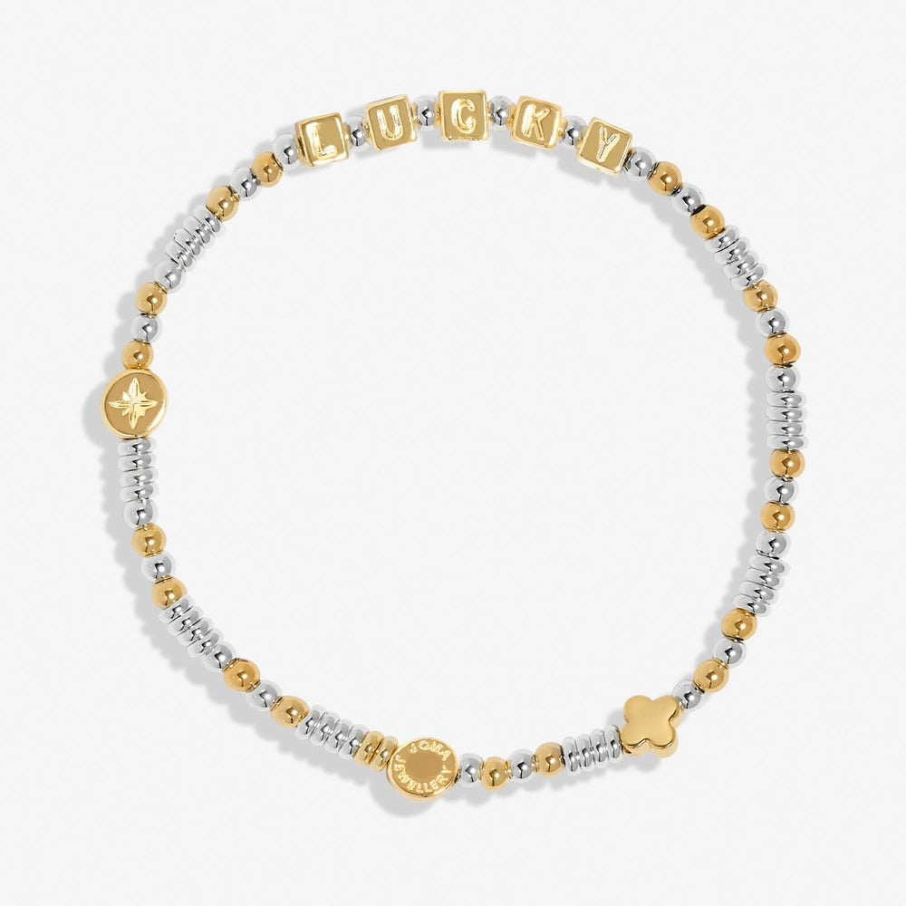 Happy Little Moments Lucky Silver Gold Plated Bracelet 7526