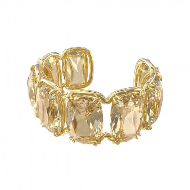 Harmonia Oversized Floating Crystals Yellow Gold - tone Plated CuffSwarovski5620654 S