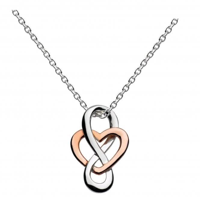 Heritage Cara Rose Gold Celtic Looped Heart Pendant 9207RG